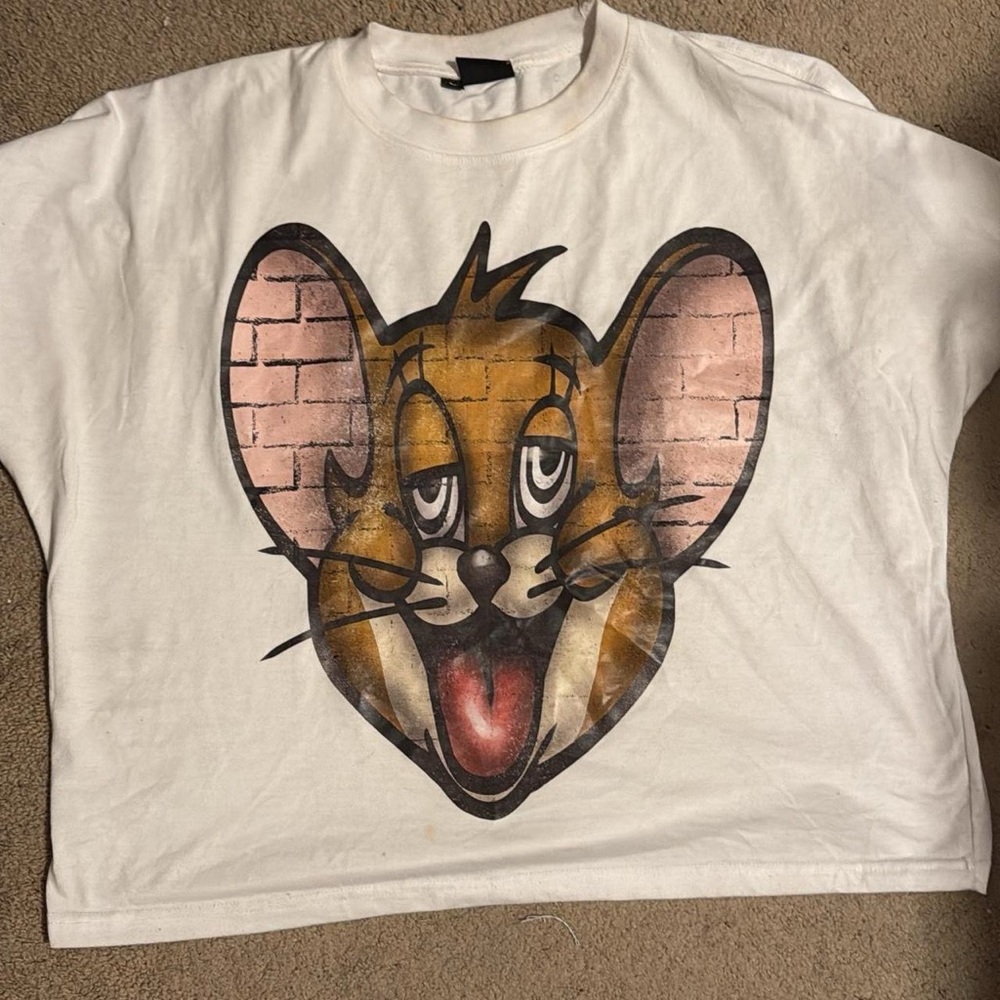 Kids Cartoon Character White T-Shirt